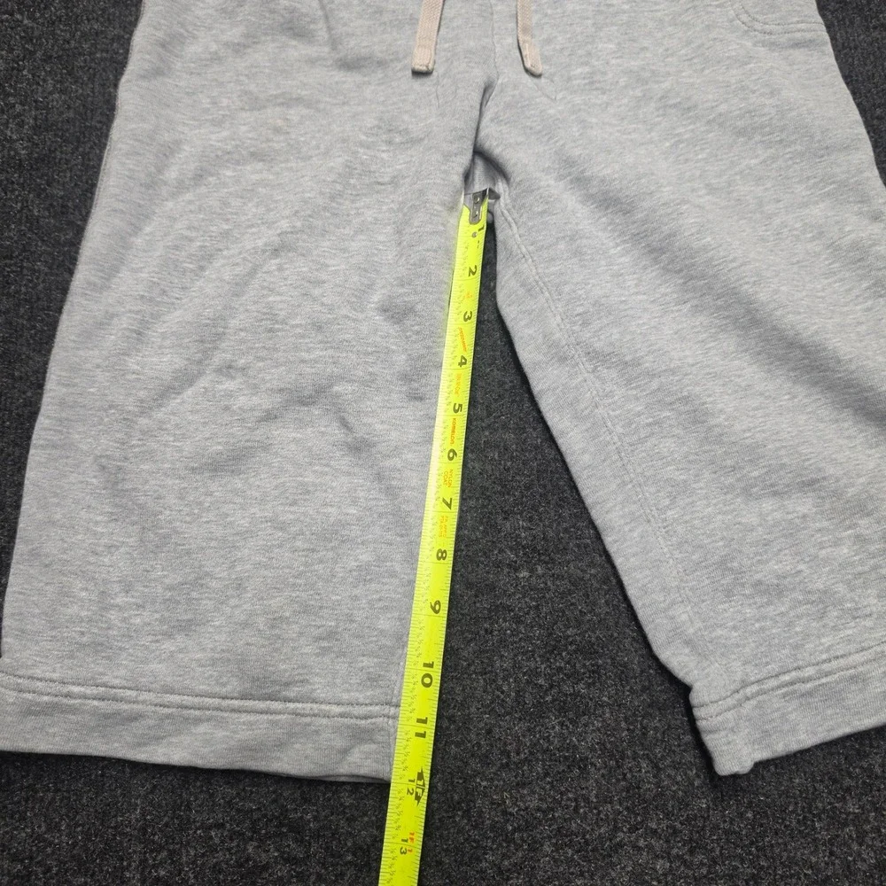 Nike Womens Gray French Terry Sweat Shorts XS Drawstring Athletic Loungewear